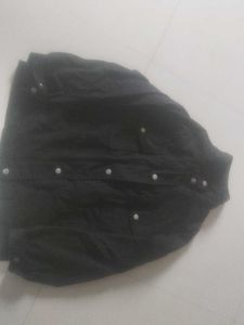 Classic Black Button-Down Shirt