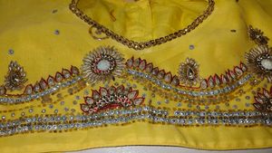 Yellow Embellished Blouse