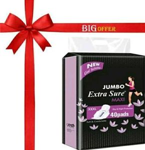 Sanitary Pads All Night Protection,Very Heavy Flow