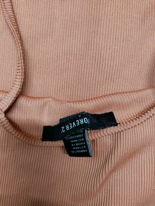 Peach Bodysuit From Forever 21