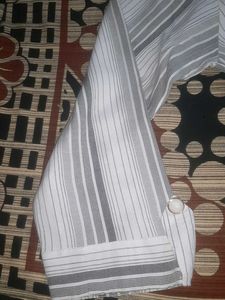 Striped Button-Down Top