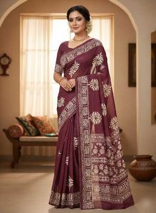 Elegant Printed Saree