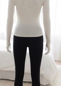 square neck long sleeve top