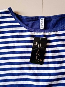 Blue White Stripped Top