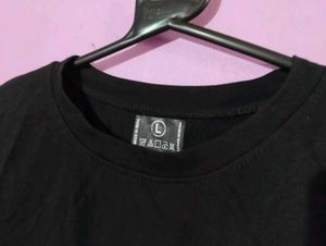 Black Crop Top Cotton