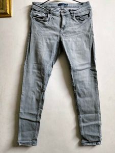 Gray Denim Jeans