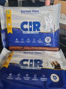 CIR Soft Body Cleansing Wet Bed Bath Wipes  (Pack