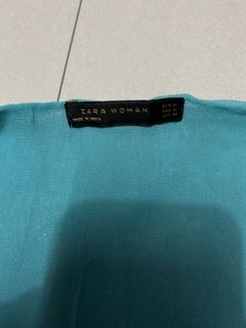 Blue Beaded Zara dress