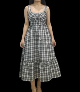 Plaid Midi Sundress