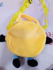 Cute Yellow Furry Minion Bag For Kids...