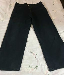 Wide Leg Black Jeans