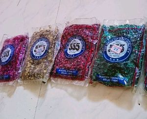 Red 555 Sewing Sequins