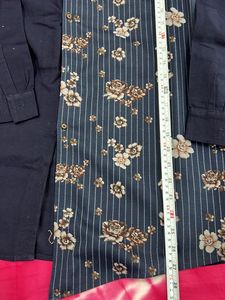 Unique Floral Pinstripe Shirt