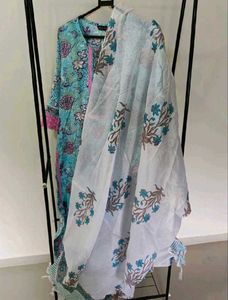 Floral Print Kurta Set