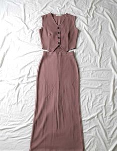 Mauve Two-Piece Dress