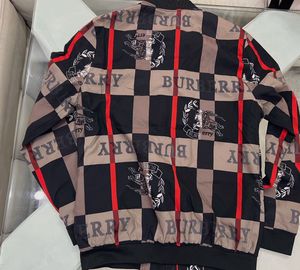 Burberry Checkered Bomber Jacket