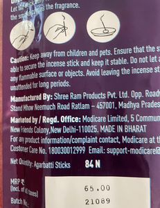 Modicare Lavender Agarbatti (84 N)