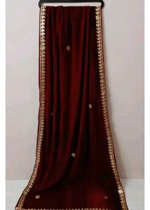 Elegant Maroon Saree