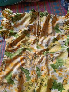 Jeans Top Fancy Size Small