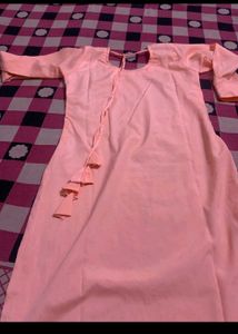 Elegant Peach Kurta