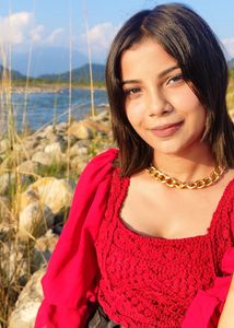 Red Lace Top