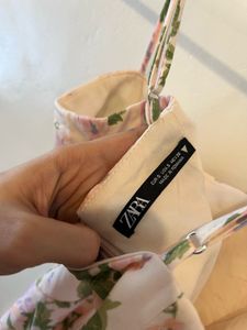 Floral Mini Dress Zara