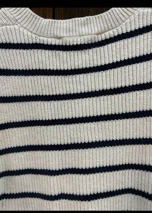 Striped Knit Vest