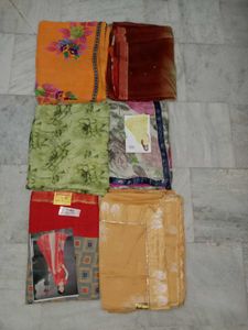 7 saree in combo