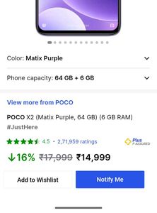 Poco X2 With Charger,Box And 3 Covers