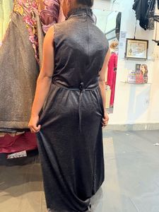 Navy blue New gown | casual party wear