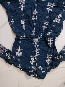 Elegant Blue Ethnic Gown