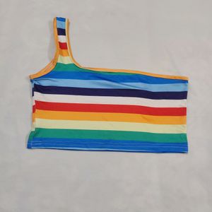 One Shoulder Bandue Top