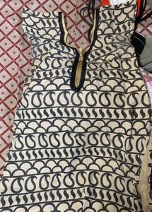 Black And White Kurti