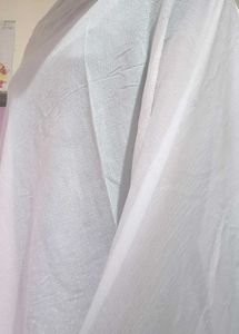 Elegant White Georget Shawl