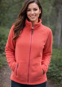 Coral Fleece Zip-Up Jacket