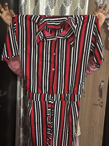 Striped Jumpsuit