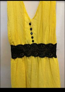 Yellow Halter Dress