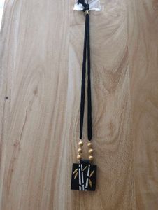 Bamboo Pendant Necklace