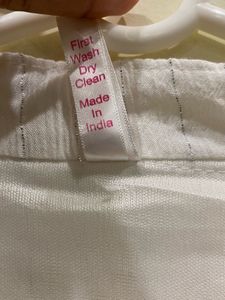 Embroidered White Tunic Top