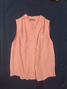 Pink Sleeveless Top