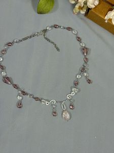 rose fairy Silver Necklace