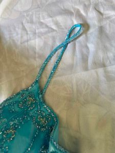 vintage aqua dress