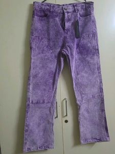 Purple Denim Jeans