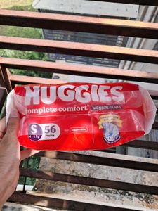 Huggies Baby Diapers S Size, 56 Count