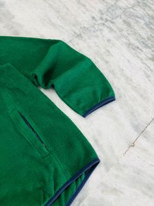 Ralph Lauren Green Fleece Zip-Up Jacket