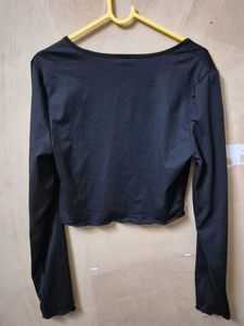 Black Button Cardigan