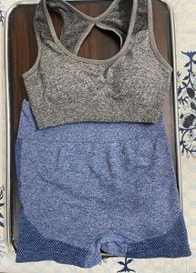 Sports Bra and Shorts Set