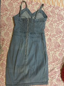 BLUE DENIM DRESS
