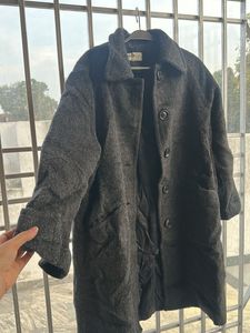 Elegant Wool Blend Overcoat