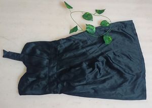 Black Satin Dress